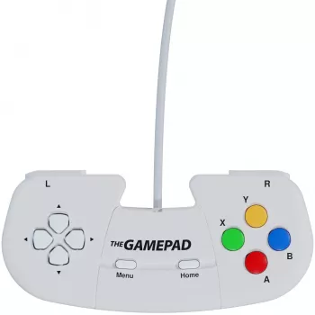 Retro Games The Gamepad White - Vadu USB spēļu kontrolieris PC, Mac, ZX Spectrum, THEC64, THEA500 Mini