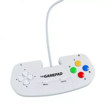 Retro Games The Gamepad White - Vadu USB spēļu kontrolieris PC, Mac, ZX Spectrum, THEC64, THEA500 Mini