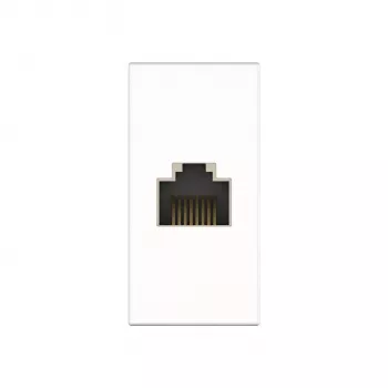 Kindermann Konnect flex 45 click Cat-7 Modular Faceplate Snap-In RJ45 Keystone Module