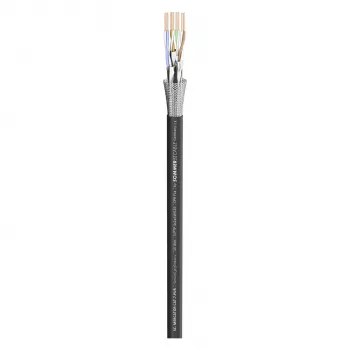 Sommer Cable SC-Mercator CAT.7 PUR tīkla kabelis, PUR, Ø 6.4 mm, melns, pārdod pa metriem (581-0071)
