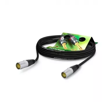 Sommer Cable SC-Mercator CAT.7 PUR tīkla kabelis, 8 x 0,14 mm², RJ45 – RJ45, NEUTRIK, melnā krāsā, 2 m (P7NE-0200-SW)
