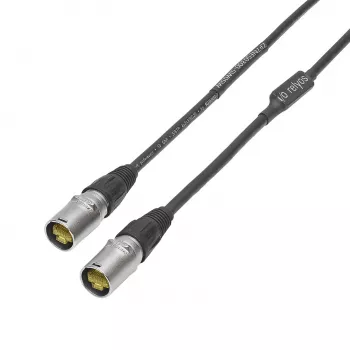 Sommer Cable SC-Mercator CAT.7 PUR tīkla kabelis, 8 x 0,14 mm², RJ45 – RJ45, NEUTRIK, melnā krāsā, 3 m (P7NE-0300-SW)