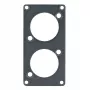 Sommer Cable SYPFB1-2D Front Panel - Black, 2 D-Size Cutouts for SYP-1 System