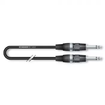 Sommer Cable SC-Tricone MKII instrumenta kabelis 6m melns 6.35mm TS mono jack