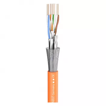 Sommer Cable SC-Mercator CAT.7 S/FTP tīkla instalācijas kabelis 8x iekšējie vadi 4x2² FRNC - oranžs