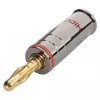 Sommer Cable HICON HI-BM04-RED Banānu spraudnis ar skrūvju savienojumu, sarkans