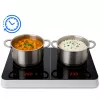 MEDION LIFE Double Induction Cooktop MD18493 (Melns, 3500 W, 2x 20 cm)