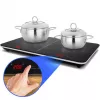 MEDION LIFE Double Induction Cooktop MD18493 (Melns, 3500 W, 2x 20 cm)