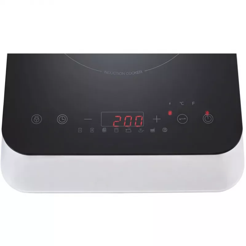 MEDION LIFE Induction Hob MD 18490 (Black/White, 2000 Watt)