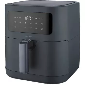 MEDION Life MD 11740 E40 XL gaisa fritieris, pelēks, 2150 W, 5.2 L grozs