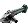 Metabo W 18 7-125 (602371840) Bezvada leņķa slīpmašīna, 18 V, 125 mm, zaļa/melna, bez akumulatora, Metabox kastē