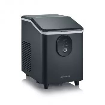 SEVERIN EZ 7415 Ledus gabaliņu automāts, 12 kg/24h, 2.1 L tvertne, nerūsējošais tērauds/melns