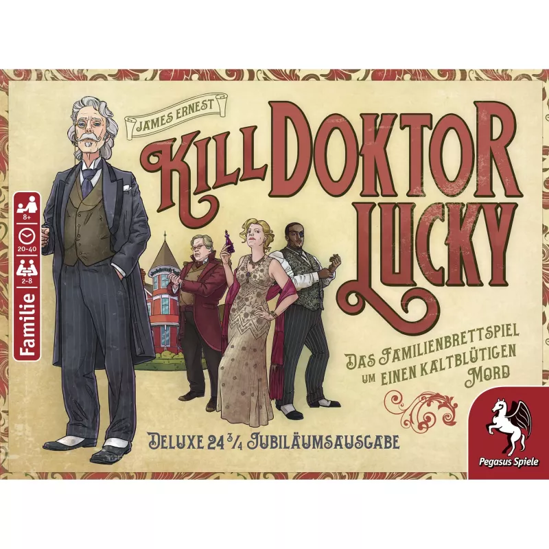 PEGASUS Kill Doktor Lucky – ģimenes galda spēle
