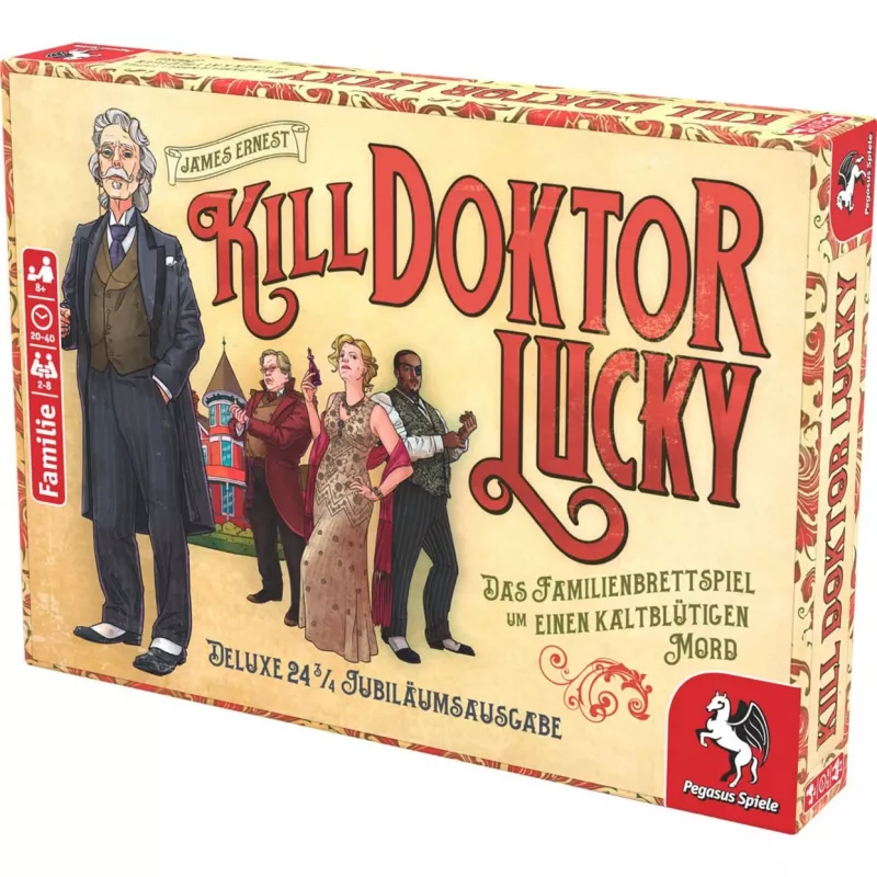 PEGASUS Kill Doktor Lucky – ģimenes galda spēle