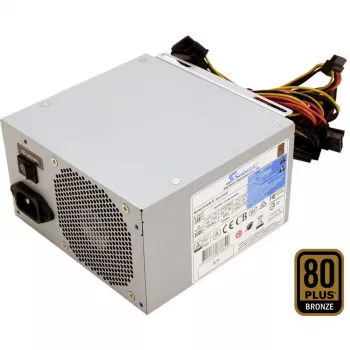 Seasonic SSP-600ES2 Bulk 600W barošanas bloks, pelēks, 80 PLUS Bronze, ATX