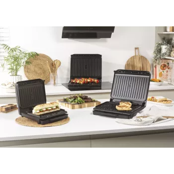 Salter EK6236VDE ActiGrill Everyday elektriskais grils, 1000 W, nepiedegošs, melns/sudrabs