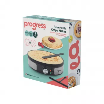 Progress EK6696PVDE Reversible Crepe Maker 1000W 30cm Black