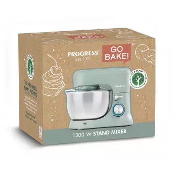 Progress EK5234PTEALV2VDE 1300W Stand Mixer, 6.5L, Teal