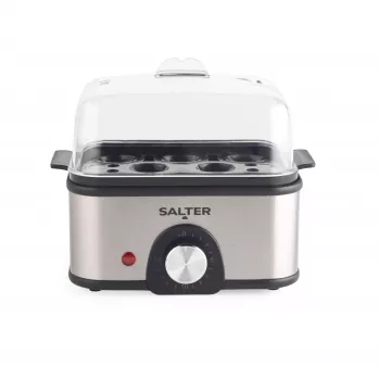 Salter EK6213VDE Multil Olu Vārītājs - 7 Olu Tilpums, 350W, Melns/Sudrabs
