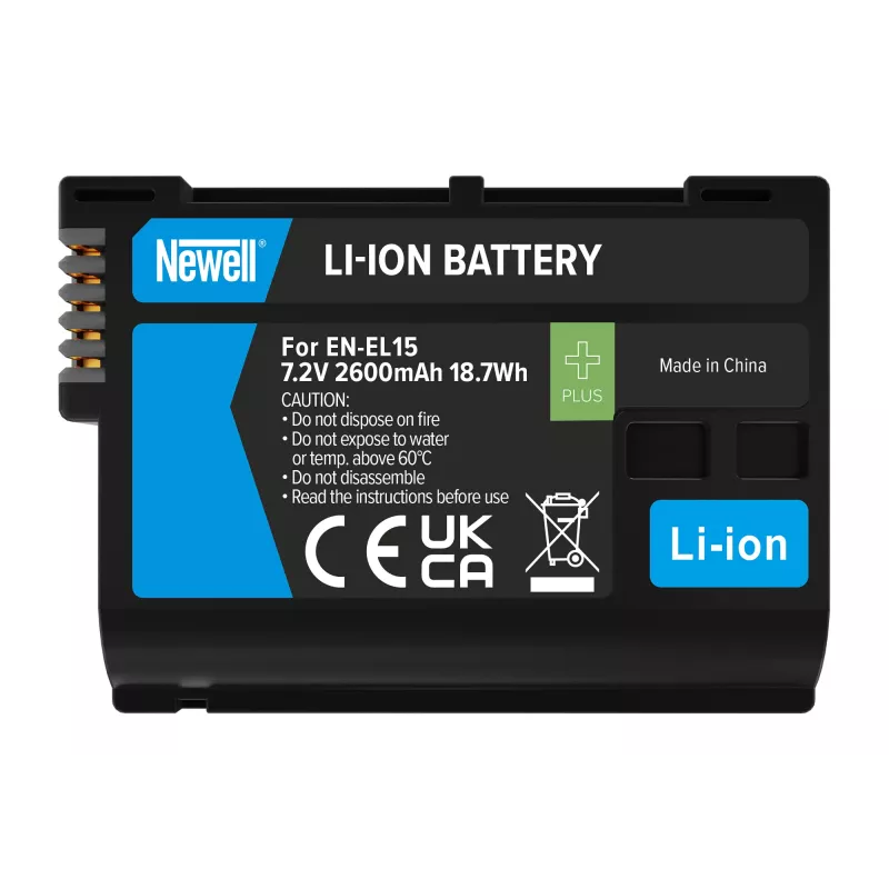 Newell Battery Plus Replacement EN-EL15 Nikon akumulators