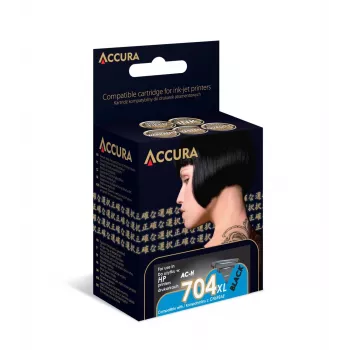 Accura Ink HP No. 704 XL (CN692AE) saderīga melna tintes kasetne