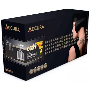 Accura saderīga tonera kasetne (TN-329Y) dzeltena, High Yield Brother