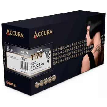 Accura Kyocera Toner (TK-1170) Replacement - Black Compatible Laser Toner Cartridge
