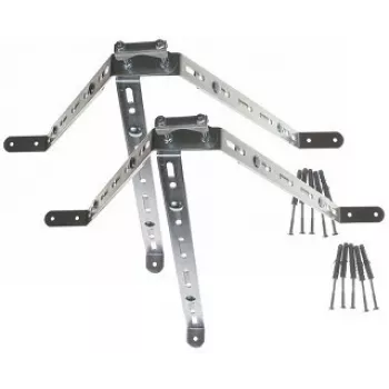 DELTA OPTICAL OMP-50R45-70 Sienas skava antennas mastam, cinkots tērauds, 50 mm atkāpe, 45–70 mm masta diametrs