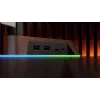 KRUX Rivt austiņu statīvs ar RGB apgaismojumu, melnā krāsā (KRXG003)