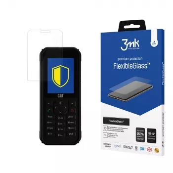 3MK Hybrid Glass FlexibleGlass ekrāna aizsargs CAT B40