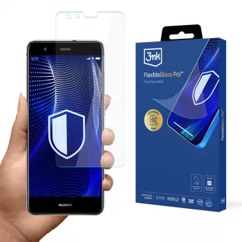 3MK PROTECTION FlexibleGlass Pro ekrāna aizsargs Huawei P10 Lite - hibrīdstikls, 0,3 mm, 7H cietība, pretpirkstu nospiedumiem, bez burbuļiem