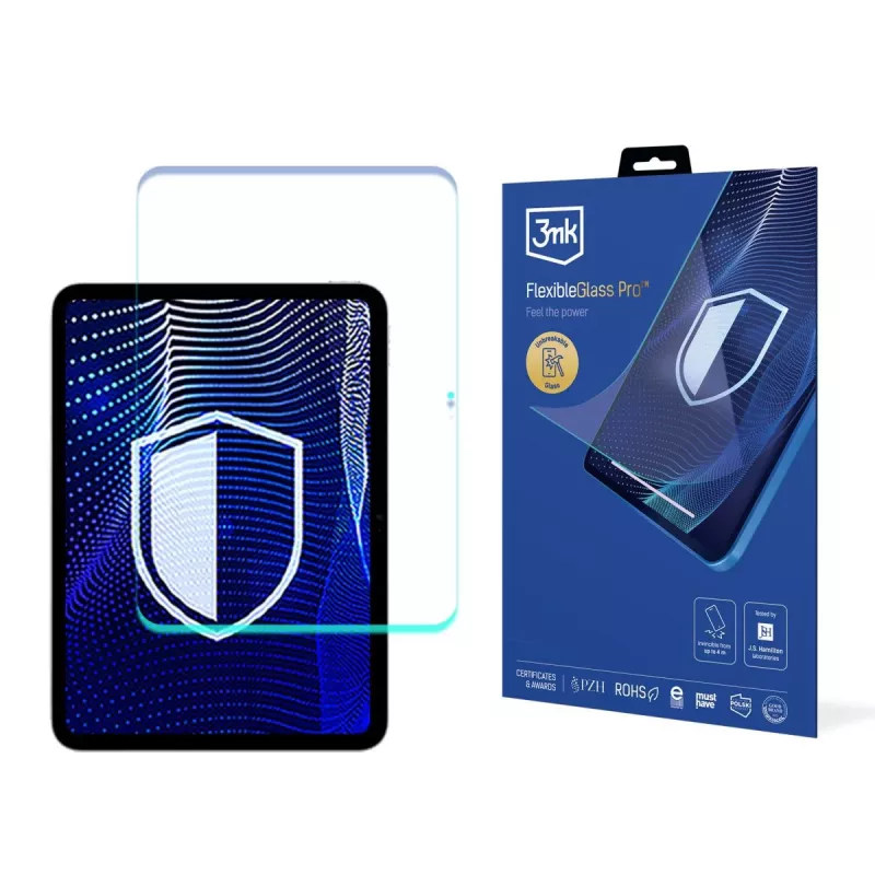 3MK PROTECTION FlexibleGlass Pro ekrāna aizsargs Apple iPad 10,9 inch (10. paaudze) / iPad Air 10,9 inch (4./5. paaudze) / iPad Pro 11 inch (2018-2022) - Caurspīdīgs