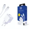 3MK Hyper Charger PD 25W + 1x USB-C to USB-C Cable