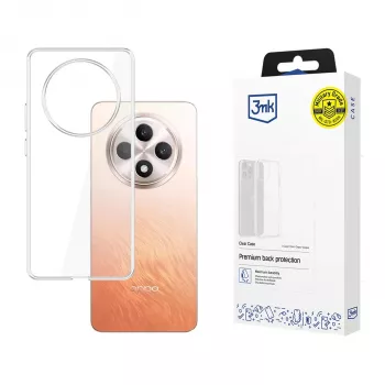 3MK Clear Case OPPO Reno 12 – caurspīdīgs TPU vāciņš ar Absorber125™ triecienaizsardzību