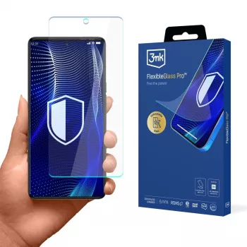 3MK PROTECTION FlexibleGlass Pro Hybrid Glass Screen Protector for Tecno Camon 20 Pro 5G / 20s Pro 5G
