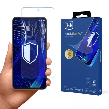 3MK PROTECTION Vivo Y36c - 3mk FlexibleGlass Pro hibrīda stikla ekrāna aizsargs, caurspīdīgs