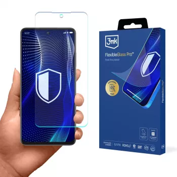 3MK PROTECTION Vivo Y36c - 3mk FlexibleGlass Pro hibrīda stikla ekrāna aizsargs, caurspīdīgs