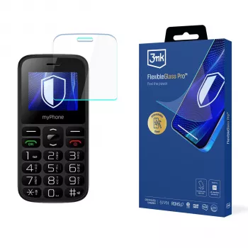 MyPhone Halo A - 3mk FlexibleGlass Pro Hybrid Glass Screen Protector (Caurspīdīgs)