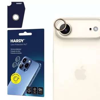 3MK Apple iPhone Air - HARDY Lens Protection Pro Titanium Gold