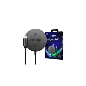 3mk incharge Align Qi2.2 25W for Apple Black