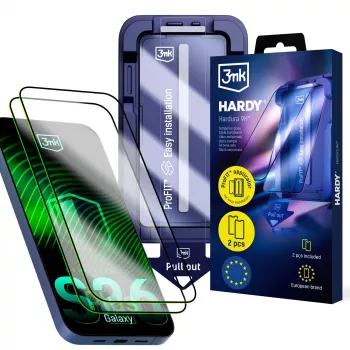 3MK PROTECTION Samsung Galaxy S26+ - 3mk Hardy Hardura 9H rūdīta stikla ekrāna aizsargs