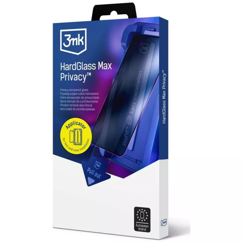 3MK HardGlass Max Privacy Screen Protector for Samsung Galaxy S26+