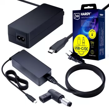 3MK PROTECTION 3mk HARDY Laptop Power Adapter 65W for Dell 20V USB-C/DC 7.4 x 5.0