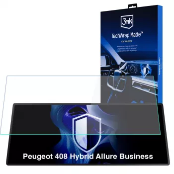 3MK PROTECTION Peugeot 408 Hybrid Allure Business - 3mk TechWrap Matte Center Display Screen Protector
