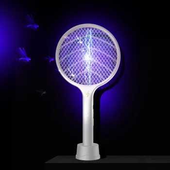 MOZOS ML-138P UV LED Insect Killer Lamp ar sūkšanas ventilatoru, melns, 5W, iekštelpu moskītu slazds mušām, odiem, naktstauriņiem, līdz 40 m², USB barošana