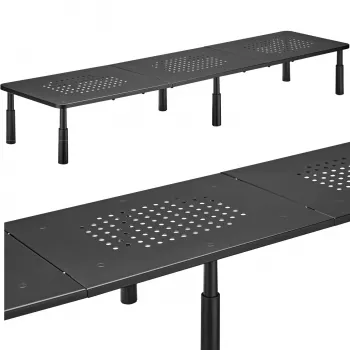 MOZOS SPM2 Dual Monitor Riser Desk Stand 1000x230x120 mm Black