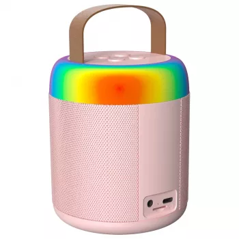 MOZOS MK Pink Karaoke Mikrofons ar Bluetooth Skaļruni