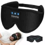 MOZOS LC001-V2 Bluetooth Sleep Eye Mask with Stereo Speakers, Black
