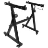 MOZOS KSX6 X-Style Keyboard Stand with Wheels for Digital Piano