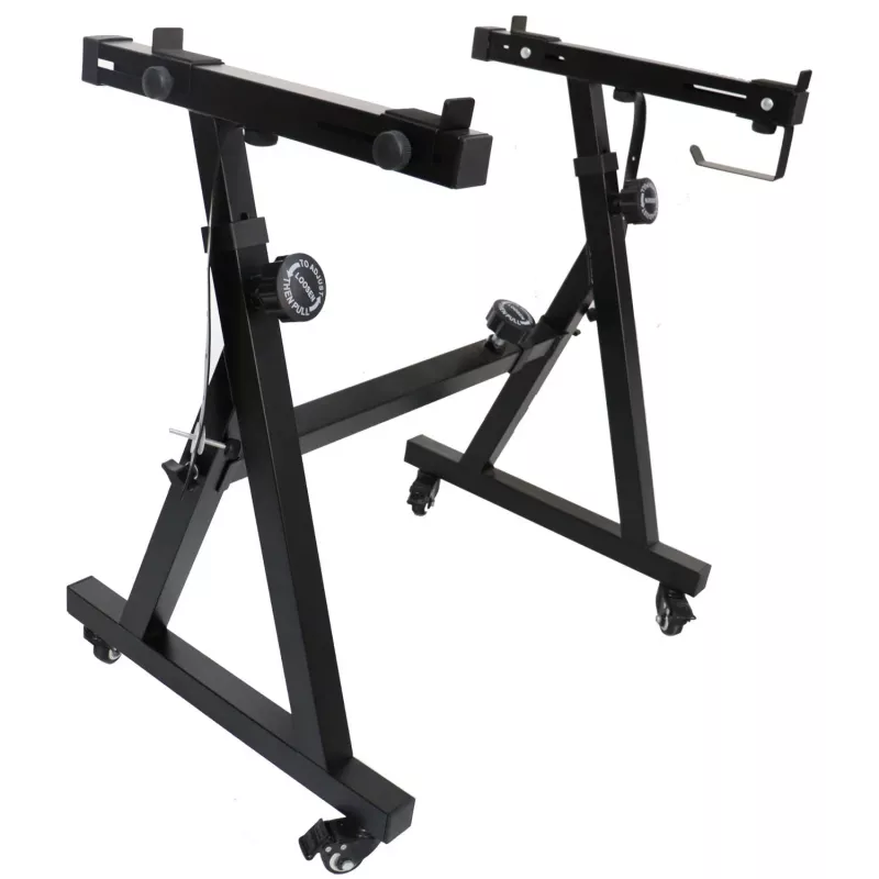 MOZOS KSX6 X-Style Keyboard Stand with Wheels for Digital Piano